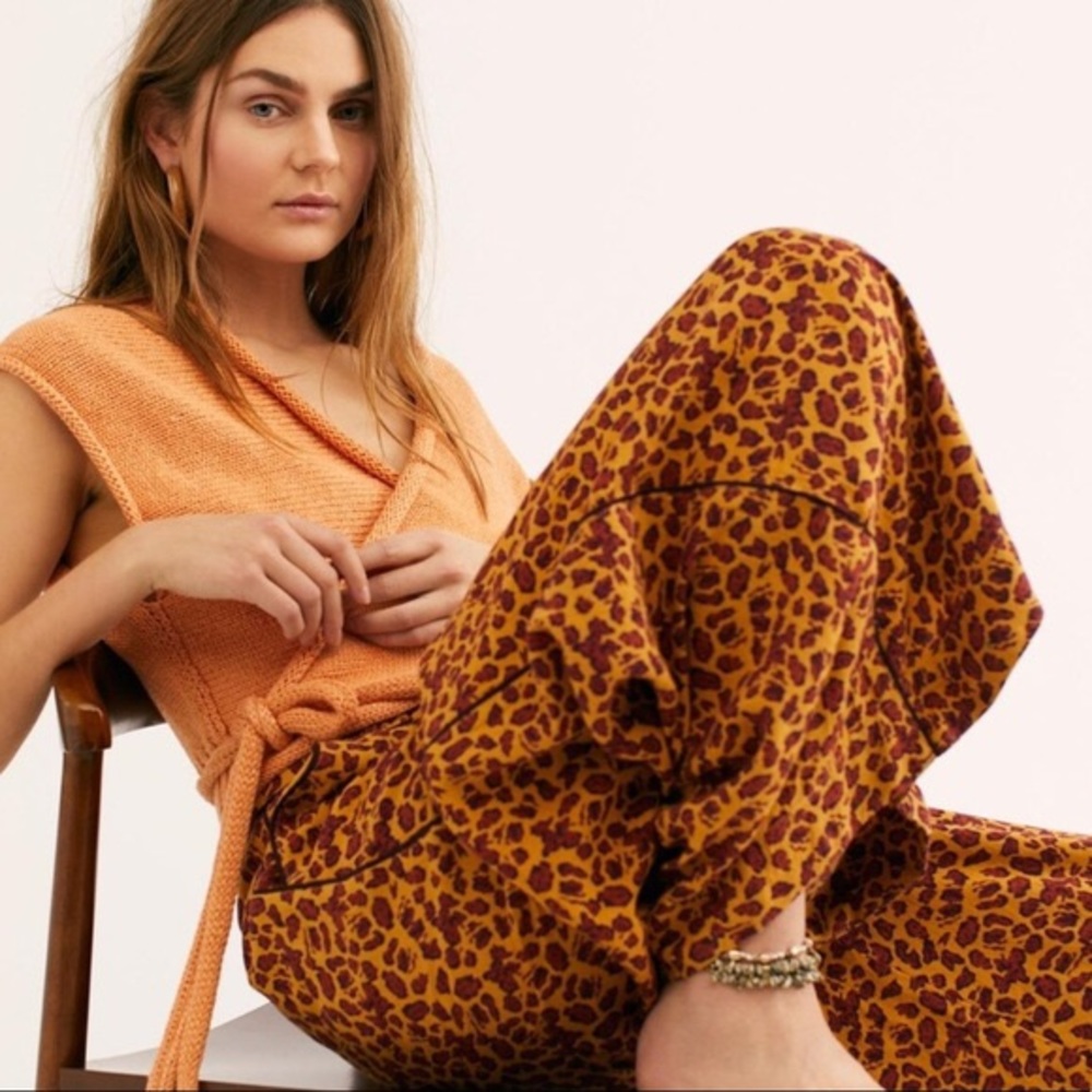 Free People Bennie wide leg pants
